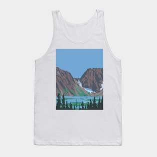 Aasgard Pass or Colchuck Pass in Alpine Lakes Wilderness Area Washington State WPA Poster Art Tank Top